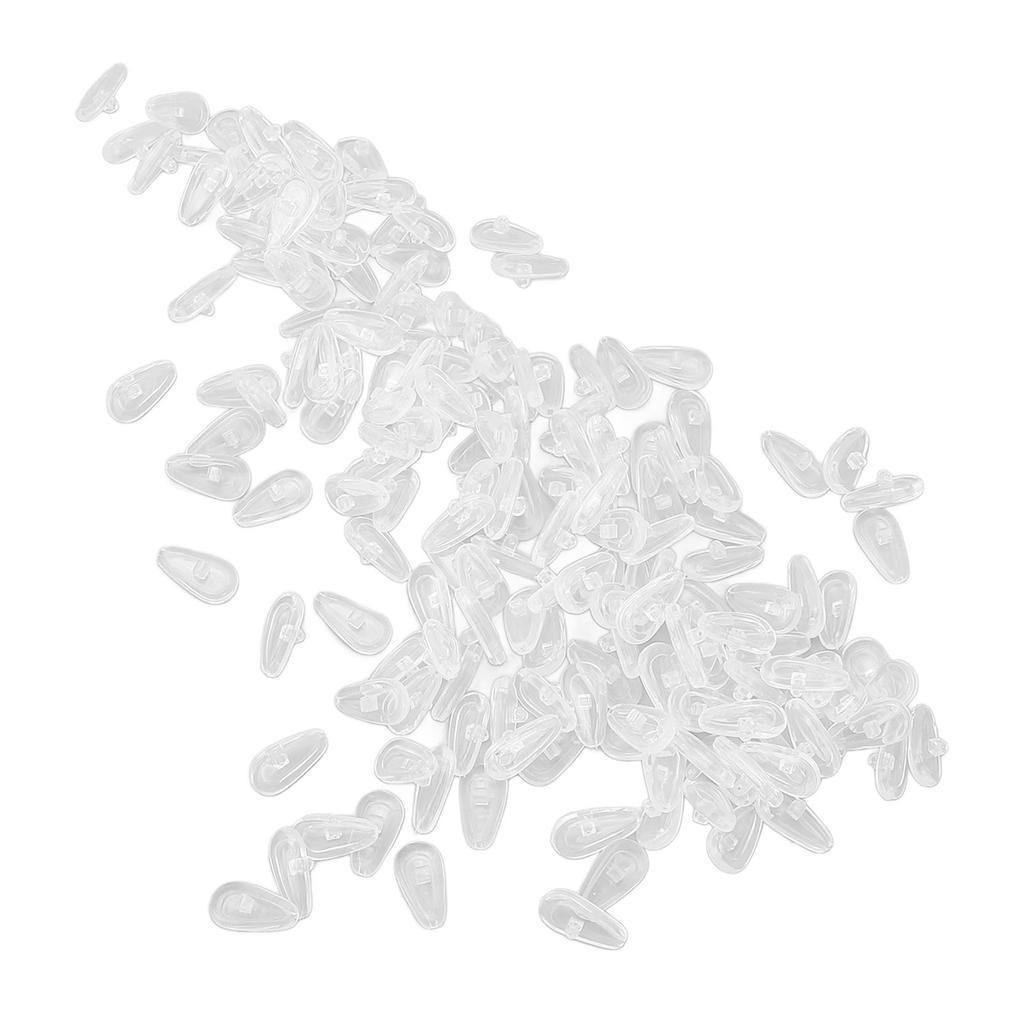 100 Paar Silikon Luftkissen Nasenpads Brillen Nasenpads Nasenrückenpads Ersatz für Eyegl