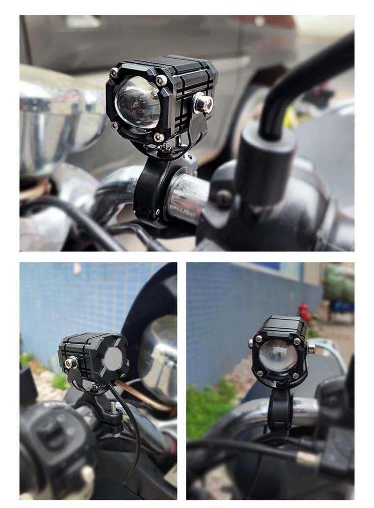 Super Bright LED Fog Lights, Headlights, Motorcycle, Car, Projector, White, Yellow, Blue, Strobe, 4