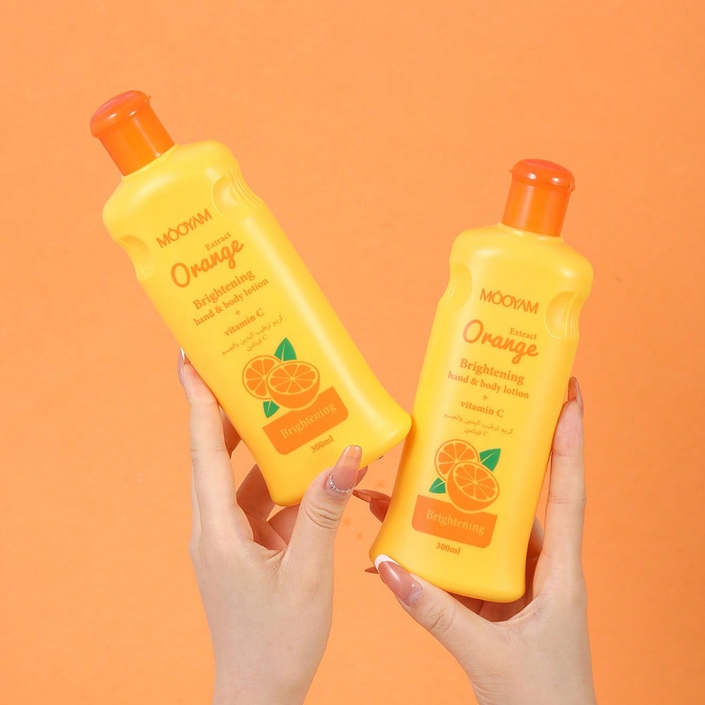 300ml Vitamin C Body Lotion, Rich In Niacinamide And Arbutin,Moisturizing And Hydrating ,No Greasy