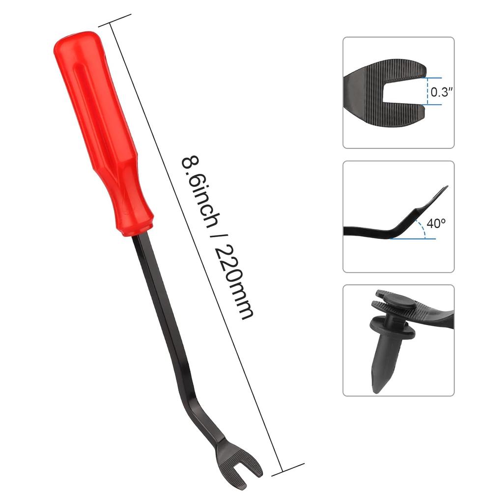 100PCS Nylon Body Fastener Rivets, Mudguard Clip Body Rivet Replacement Parts, Suitable For Multiple Models Such As ATV, UTV, Honda, Etc