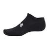 Under Armour Raining Ankle Socks Unisex 3 Pack Black 1386313-001