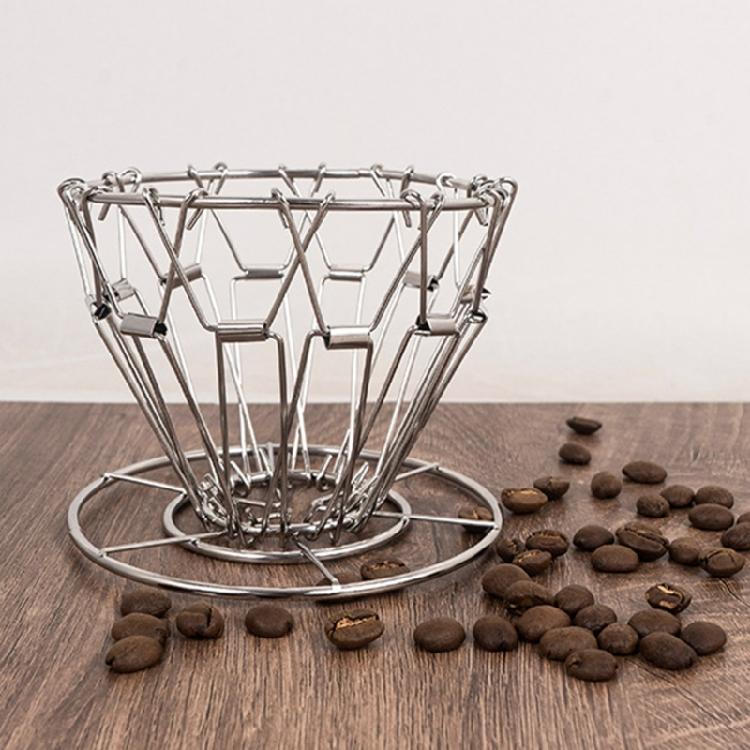 Foldable Camping Coffee Dripper Funnel Coffee Filter Holder Manual Brewing Maker