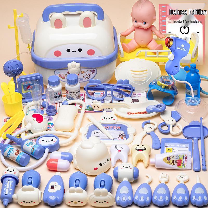 Little Doctor Toy Set: Pretend Medical Play Kit with Stethoscope & Injection for Children