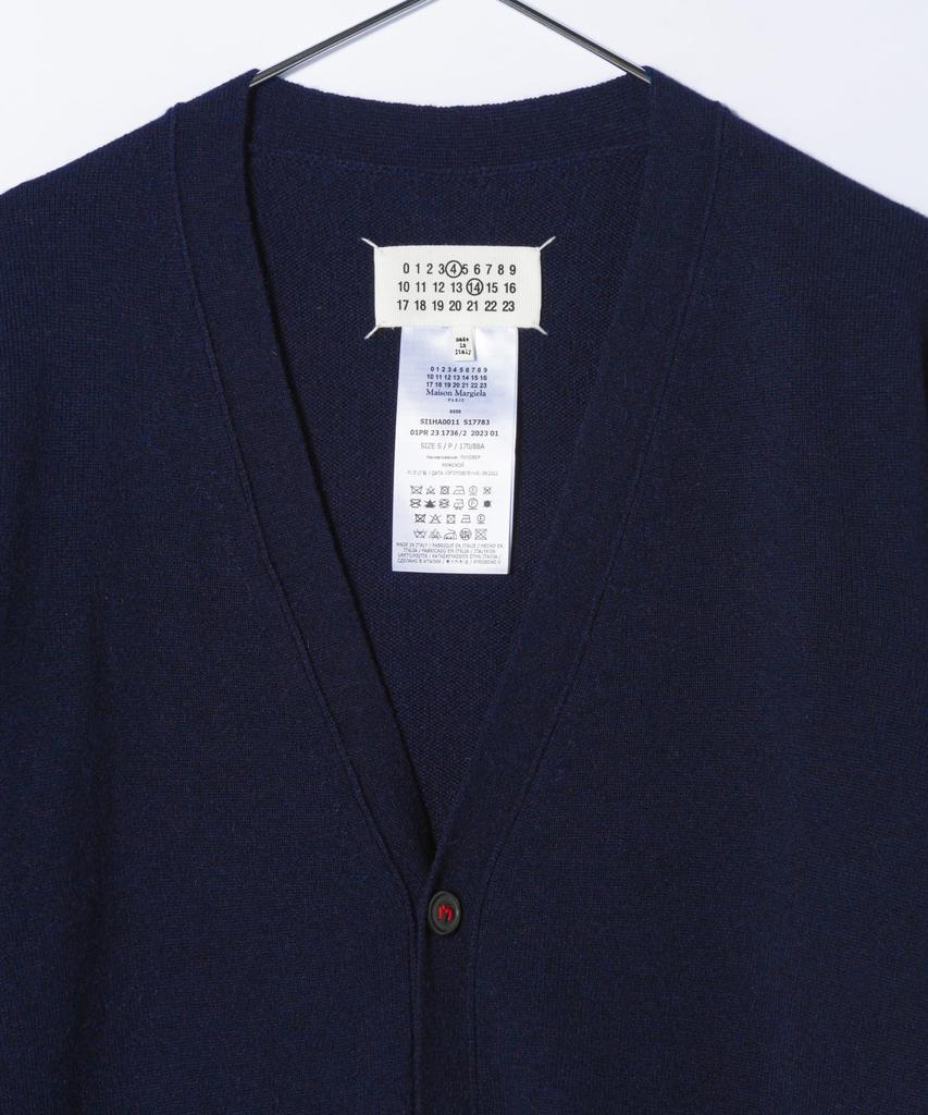 Maison Margiela Navy Cardigan SI1HA0011 S17783 Men's [Used]
