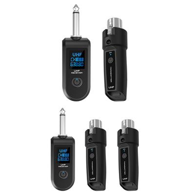 Wireless Microphone Converter Rechargeable XLR Transmitter and Receiver Microphone Wireless System for Dynamic Microphone