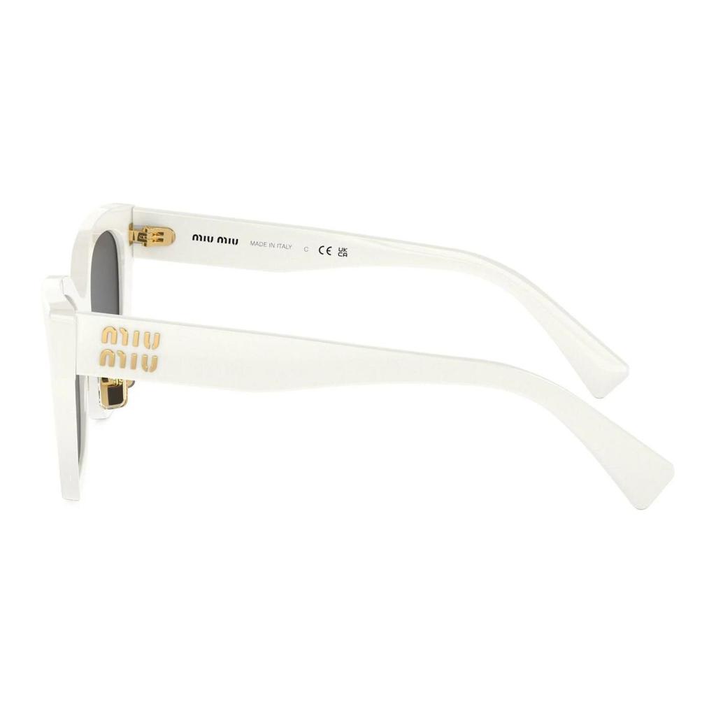 Miu Miu Logo Butterfly Sunglasses Women sunglasses White MU02ZS1425S0
