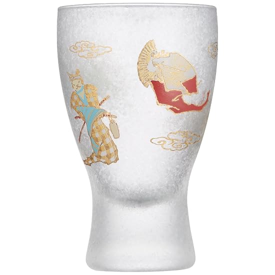ADERIA Premium Nippon Taste Sake Glass Lucky Animals Bat Masu Sake Glass 100ml Made in Japan Gift Bo