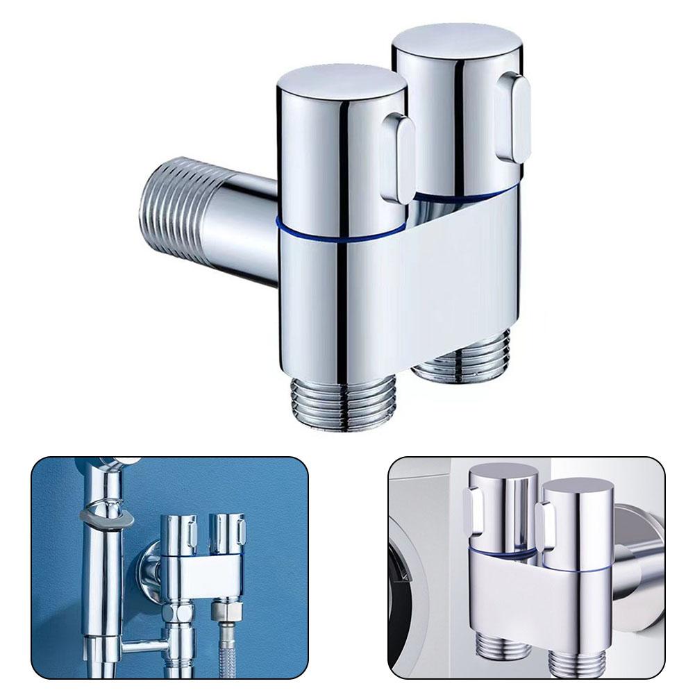 

Triangle Valve Angle Valve 1 In Two Out Double Control Triangle Valve Washing Machine Alloy Material For Kitchen China Mainland