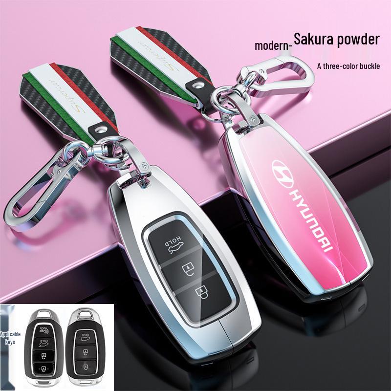 Hyundai Tucson Palisade IONIQ Nexo L Key Case Snap Button Shell