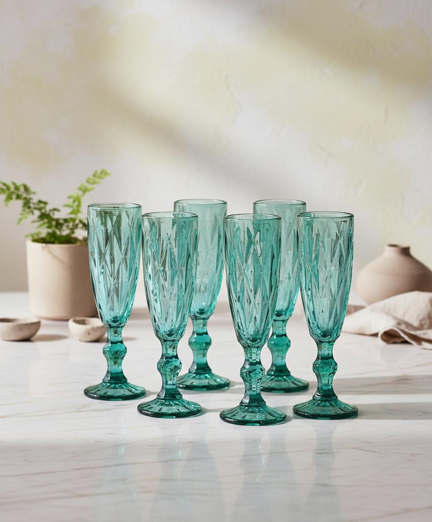 Elise Turquise Komplet 6 Kieliszkówszampan 180Ml