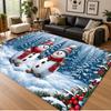 Christmas Theme Floor Carpet, Soft Area Rug, Xmas Indoor Home Holiday Decoration