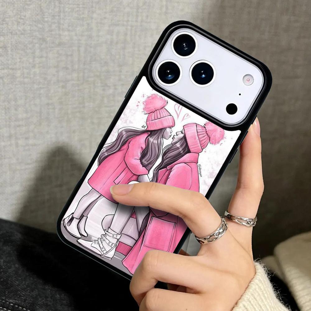 Capa Case for iPhone 17 Air 16 Pro Max 15 Plus 11 13 Mini 14 12 Back Phone Cover Super Mom Baby Girl Boy