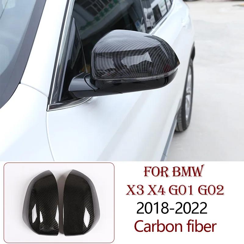ABS Carbon Fiber For BMW X3 X4 G01 G02 2018-2025 Interior Kit Dashboard Console Gear Shift Panel Decoration Cover Trim Sticker