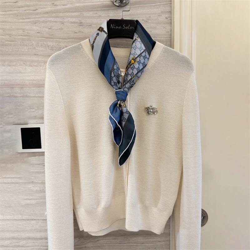 NINA SOLOR Elegant Mulberry Silk Scarf