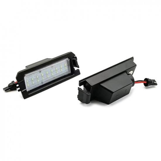 White LED Rear License Plate Light For Hyundai Sonata Elantra Veloster Kia Niro