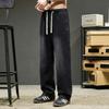 Men's Retro Washed Loose Straight Jeans