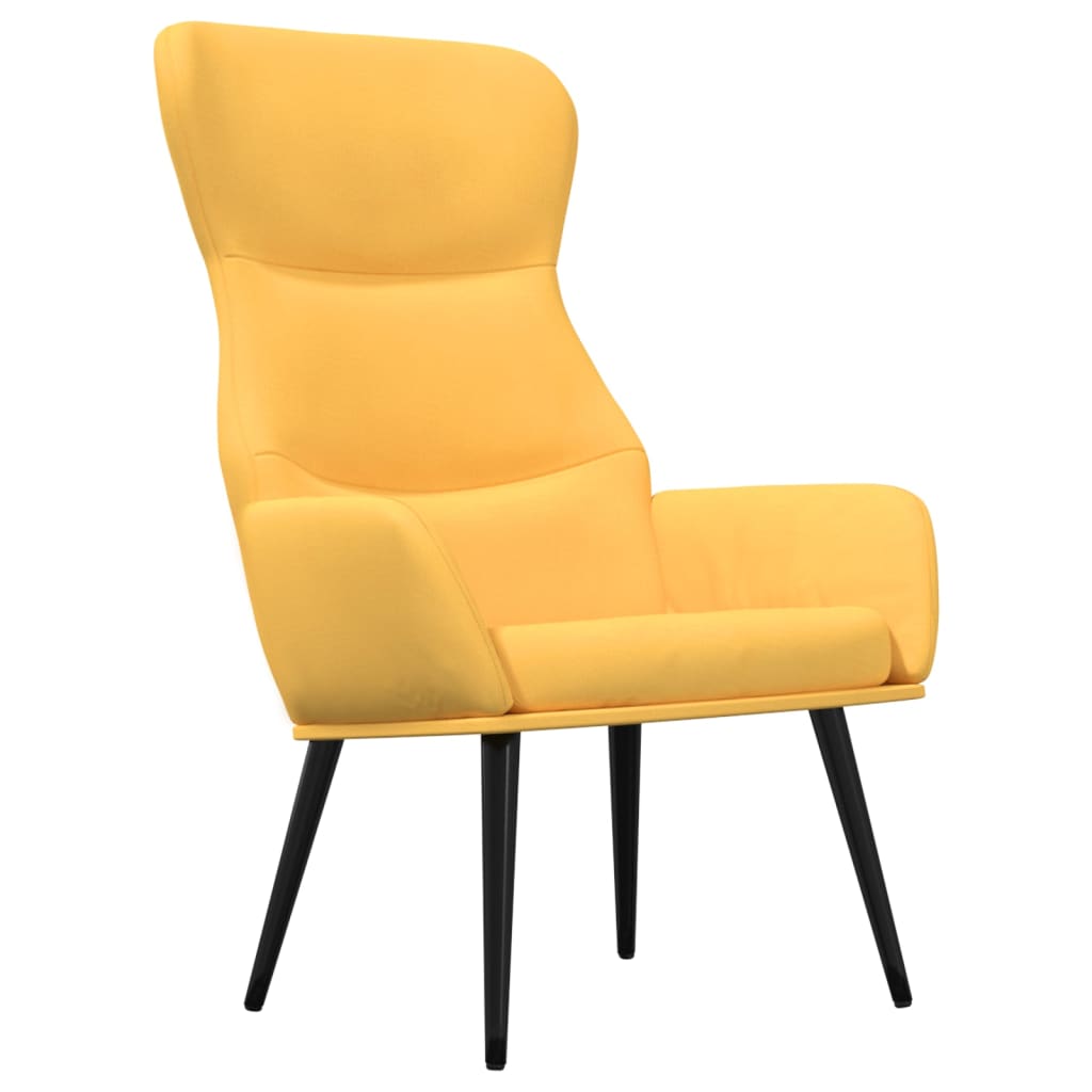 Relax Chair Mustard Yellow Fabric