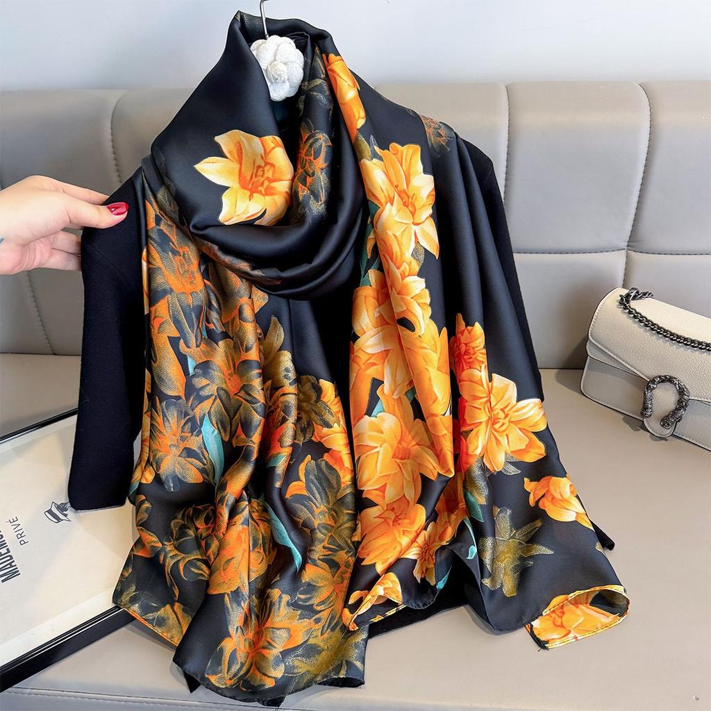 New Long Scarf Leopard Print Fashion Shawl Wrap Bandana for Women Spring Summer Autumn Elegant Poncho Thin Light Scarves Bufanda