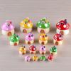 Miniature Craft Mushroom Micro Landscape Bonsai Decoration Fairy Garden Ornament Miniature Figurine
