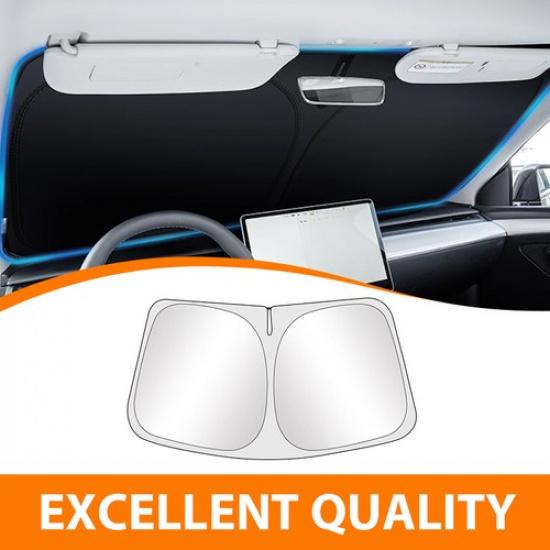 For -2024 Ford F150 Truck Front Windshield Sunshade Sun Cover Accessories