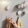 1/2Pcs Automatic Retractable Towel Rack Self-Adhesive Wall-Mounted Hand Towel Holder Clips Bathroom Kitchen Organiser