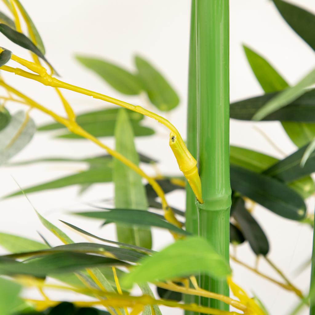 Artificial Bamboo, Artificial Plant, Decorative Plant, Realistic Look, Low Maintenance, for Home Use, 180 Cm High, Green