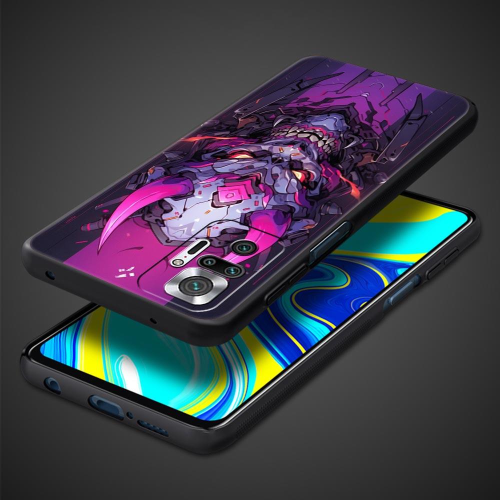 Japan Samurai Oni Mask Phone Case For Xiaomi Redmi Note 14 13 5G 10 11 12 Pro Plus 4G 14C 13C 12C 10C Black Cover