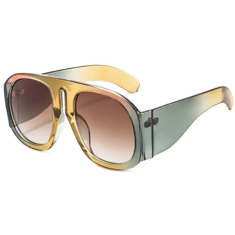 Oversized Sunglasses Women Vintage Designer Large Frame Gradient Sun Glasses Black Oculos Gafas Female Fashion