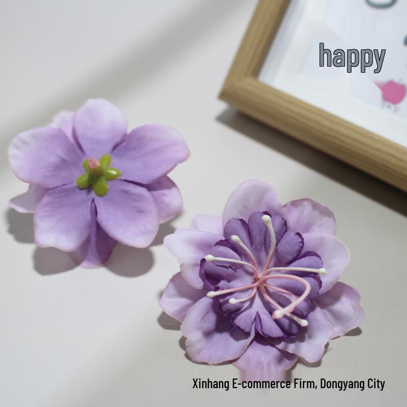 Silk Jasmine Flower Heads for Headdress, Cake & Photography Decorations, DIY Hairpin Craft