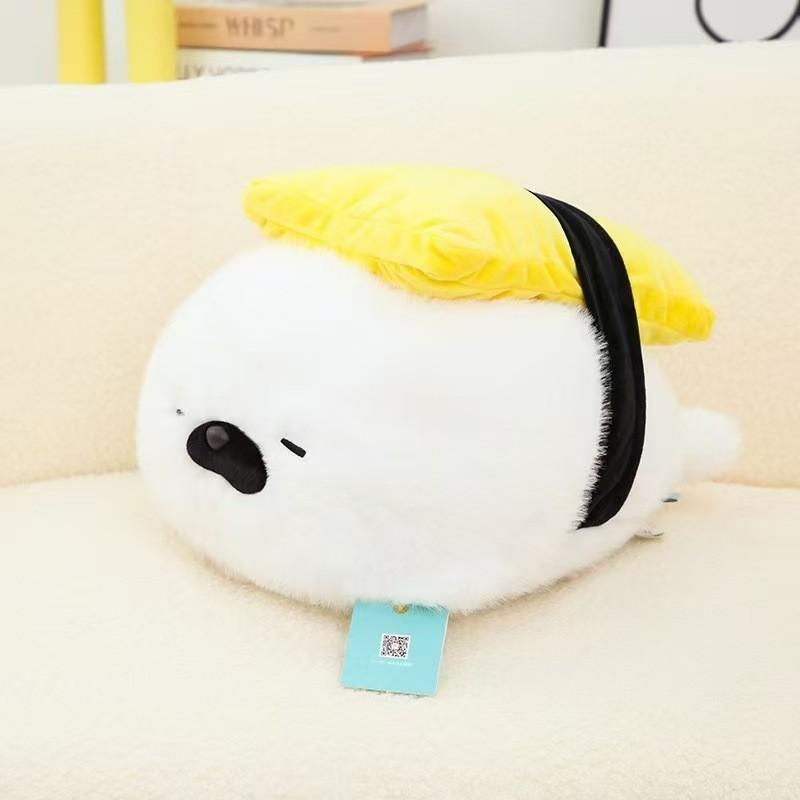 Plush Seal Toy Cartoon Soft Stuffed Animal For Office Nap Pillow Gift For Kids