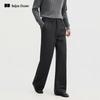 Earl Zall Men's Thickened Loose Fit Knit Straight Leg Pants