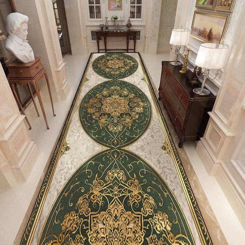Luxury Marble Corridor Carpet el Hallway Runner Decoration Rugs Living Room Aisle Washable Non-slip Floor Mat izable