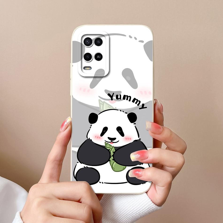 For Oppo A54 A54S Case Simple Cute Design Full Protection Phone Housing For Oppo A 54 4G Back Cover Soft Liquid Silicone Fundas