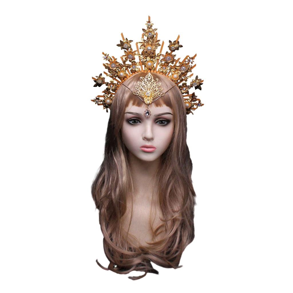 DIY Crown Headband Set Carnivals Party Hair Hoop Festival Headpiece for Adult