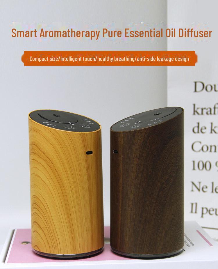 Kreativer Aromadiffusor mit Holzmaserung für Büro, Auto oder Zuhause