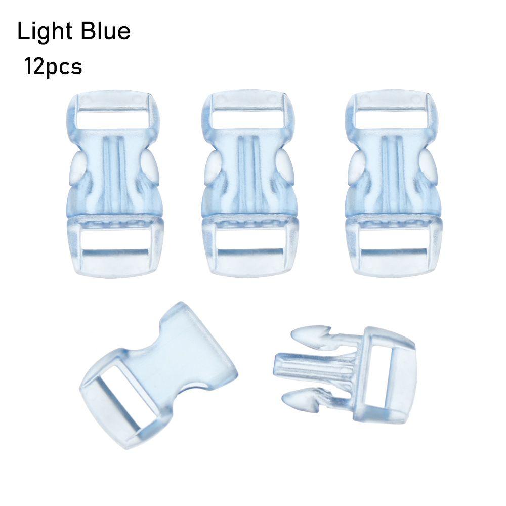 quality 3/8" 10mm Curved Dog Collar Strap Webbing Outdoor Tool Camp Bag Parts Side Release Buckle