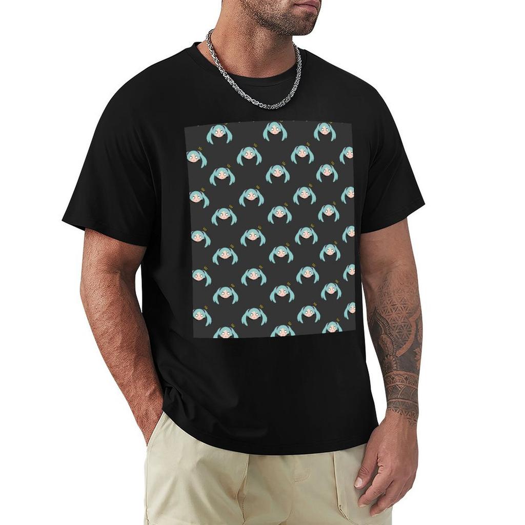 Miku Binder Pattern TShirt All Match Print Short Sleeve Top