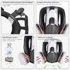 Full Face Gas Mask Filter Sets Anti-Fog 6800 Respirator Industrial Paint Spray Vaccination Safety Work Formaldehyde Protection