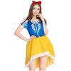 R-Dream Snow White Costume, Adult Dress, Halloween Costume, Cosplay, Mermaid Skirt, Snow White Princess Costume, Women's (Size L)