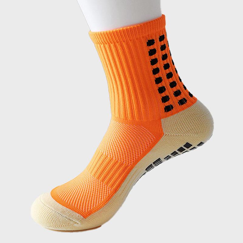 

Male Spring and Autumn Thick Silicone Bottom Yoga Football Glue Non Slip Tube Socks 1 pair