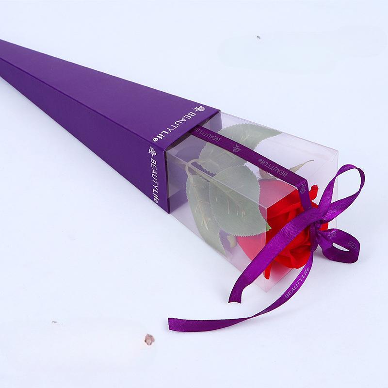 10 PC Rose single packaging box Flower packaging box bouquet bag Valentine's Day single flower packaging bag