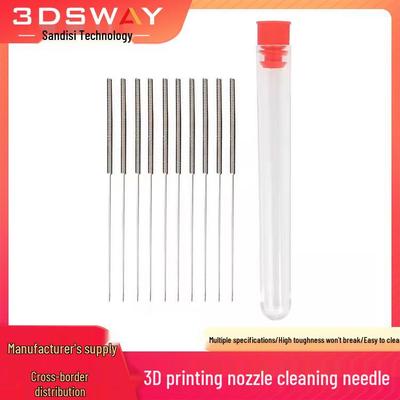 Kit de nettoyage pour imprimante 3D: Buses Mk8 & Hot End e3d V6 Forets, Aiguilles en Acier