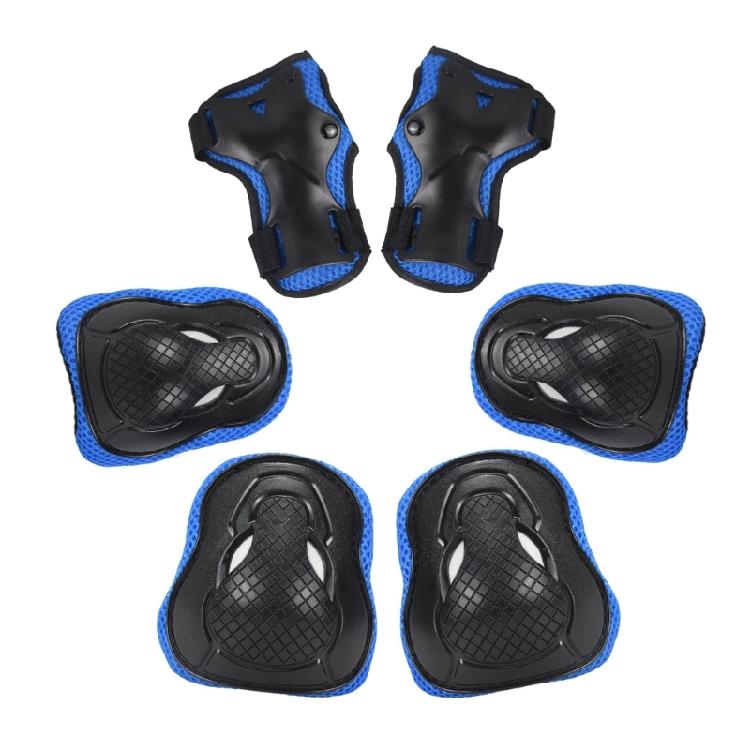 Child Roller Skating Protective Gear Set Adjustable Skating Knee Elbow Pad Hand Guard for 3-8 Boy Girl Skateboarding