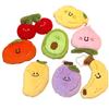 6cm Niedliche Avocado Zitrone Banane Kirsche Plüschtiere Schlüsselanhänger Vielseitige Früchte Schlüsselanhänger Taschenanhänger für Mädchen