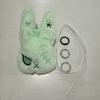 Soft Gothic Rabbit Compact Stitched Bunny Spooky Toy Halloween Plushie  Teens