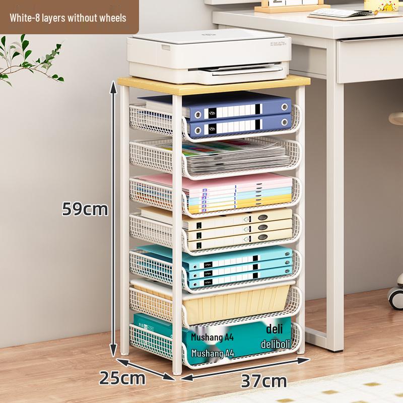 Multi-Layer Desk Organizer and File Storage Box
