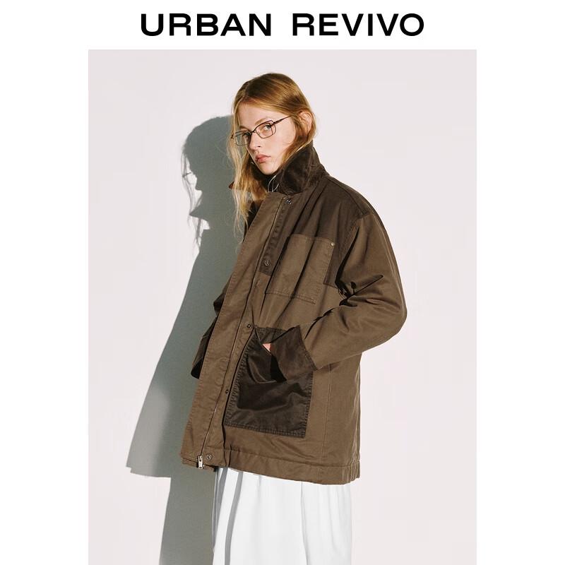 UR2025 Women's Casual Color-Block Padded Jacket