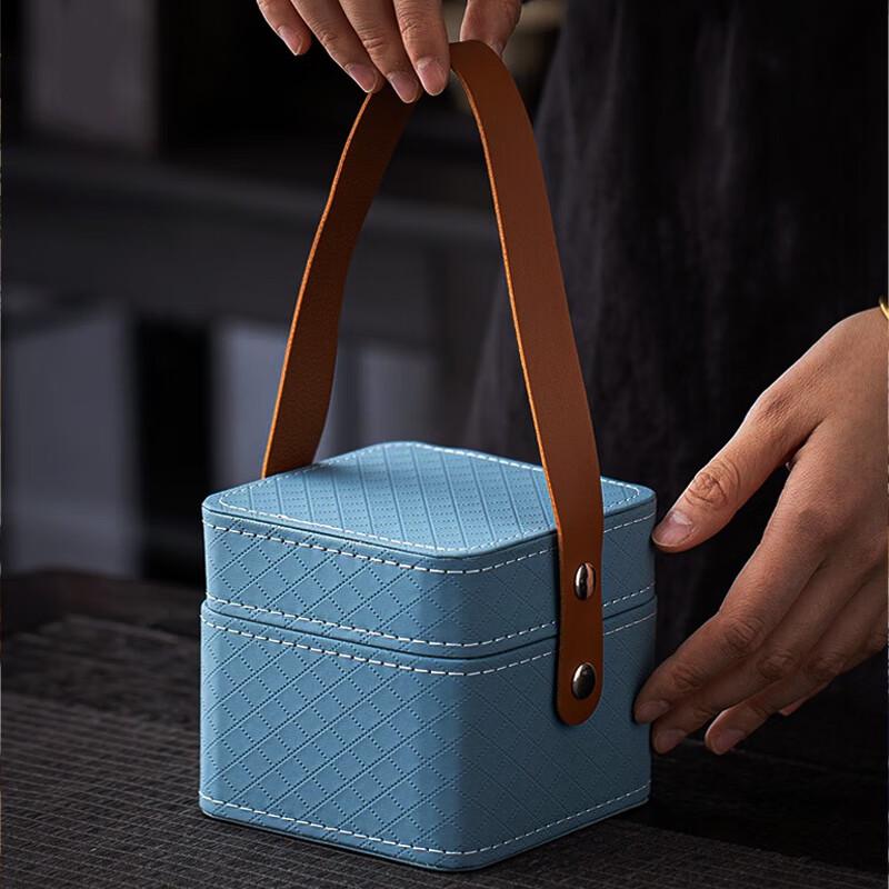 Huaqingge Portable Ceramic Travel Tea Set