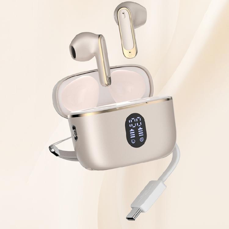 Long Wireless Bluetooth-compatible Earbuds For Conference Study 8Hrs Use Emergency Phone Charging Feature