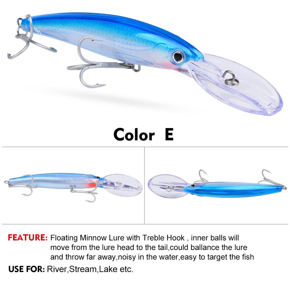 Long Throw Rice Nuolure Bait 17cm/19.5cm/22.5cm Sea Fishing Mackerel Golden Spear Bait Biomimetic False Bait